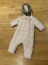 Baby tartine et chocolat Girls Pink Snow Suit Jacket 18 Months RRP £175