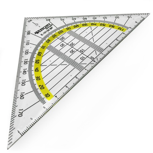 Westcott set square two - set, way