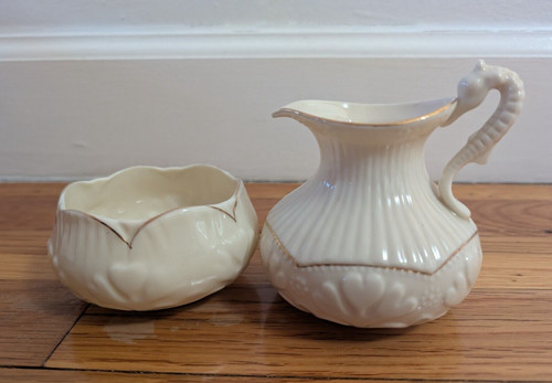 Vtg belleek collectors society - collectors,
