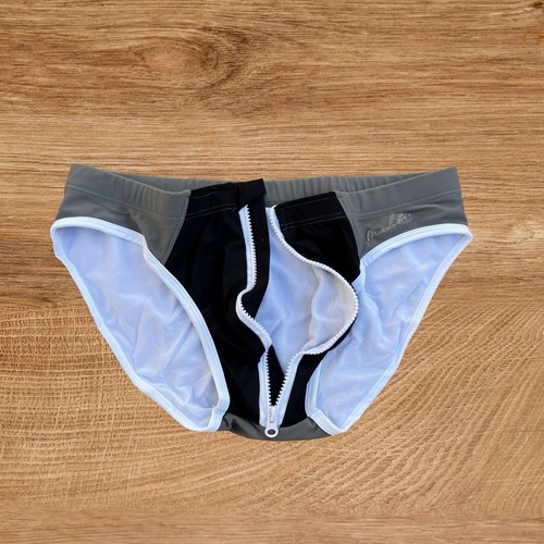 Malibu men black gray unzip - malibu,