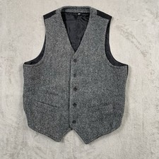 Harris Tweed Waistcoat Mens 38