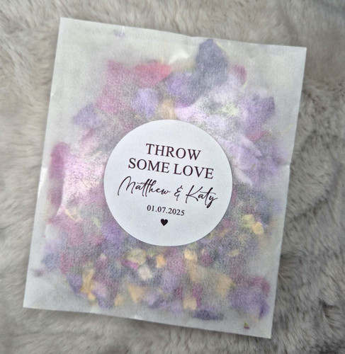 Confetti stickers and packets - stickers,