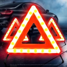 Large warning car triangle - large,
