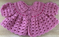 Handmade Crochet Baby Matinee
