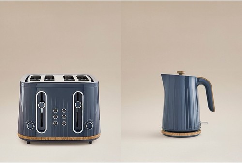 Scandi navy kettle 4 slice - scandi,
