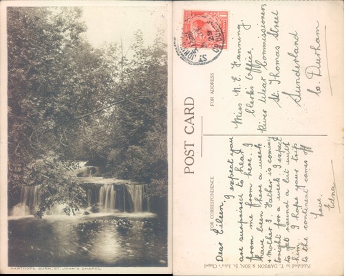 Harthope burn waterfall - harthope, st