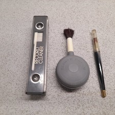 Vintage elvet Record Album & Stylus Needle Brush Cleaner kit