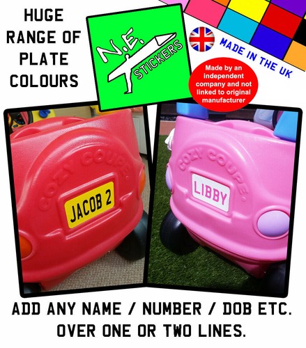 Personalised rear number - personalised,