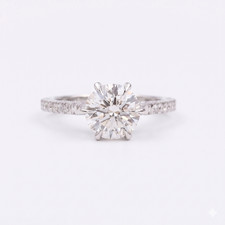 2.50 Carat Round Cut Lab Grown