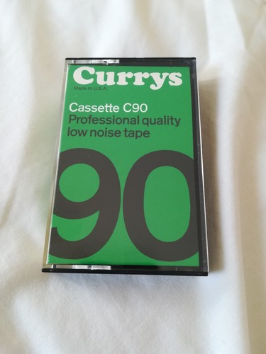 Vintage currys c90 blank - currys, audio