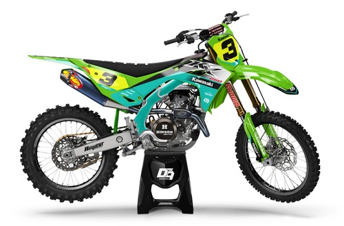 Kawasaki motocross graphics - mx,