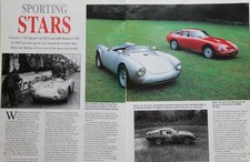 Original CC 1993 extracted article: PORSCHE 550 SPYDER, ALFA ROMEO TZ1 compared