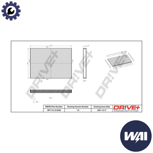 Filter cabin air - filter,