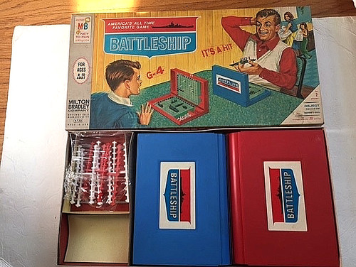 Vintage battleship board game - vintage,