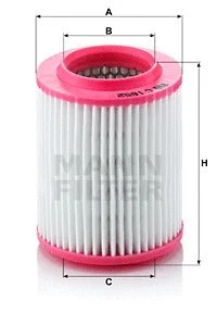 Air filter fits - filter, a8