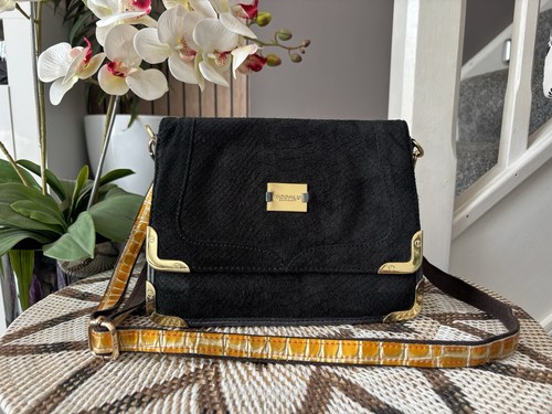 Modalu black suede leather - suede,