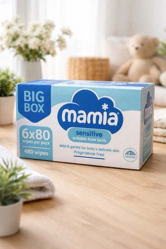Mamia sensitive baby wipes big - mamia,