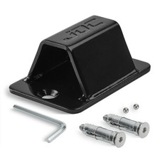 JDC Motorcycle Ground Anchor Heavy Duty Hardened Steel - SPHERE - Black