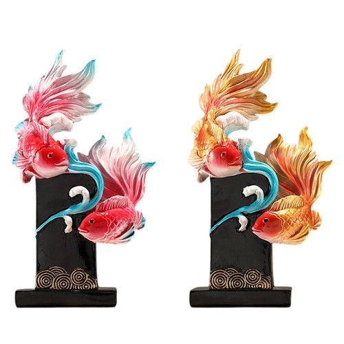 Koi fish sculpture - koi, tabletop