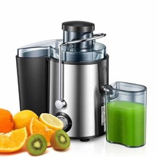 1000W Juicer Machine Whole Fruit Vegetable Juice Extractor Stainless Steel 500ML