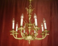 CHERUBS CHANDELIER ANTIQUE