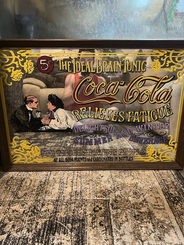 Vintage coca cola mirror - coca,