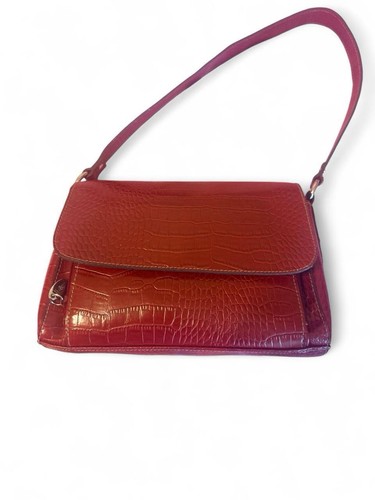 Retro 2000s red croc embossed - 2000s,