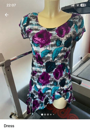 Apricot floral shift dress - apricot,