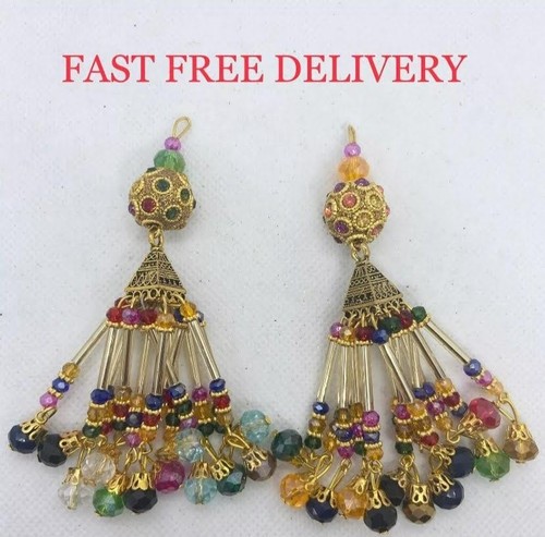 Pair latkan hangings dangles - latkan,