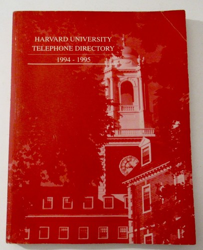 Harvard university telephone - university,