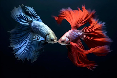 Fish diamond painting kit - 5d,