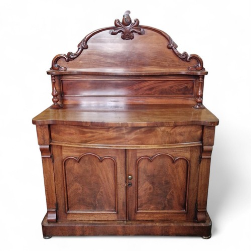 Victorian mahogany chiffonier - mahogany,
