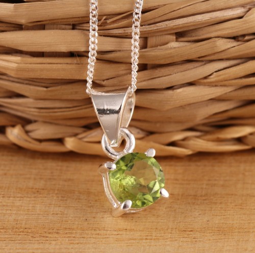 Natural peridot solid 925 - natural,