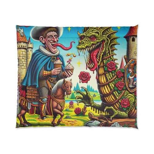 King size comforter - size, retro