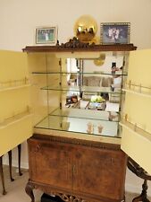 Antique Burr Walnut Drinks Cabinet Circa 1920- Buyer Collect