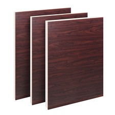uPVC Flat Door Panel Rosewood