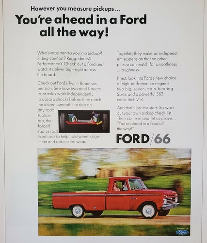 1966 ford pickup - 66, 352