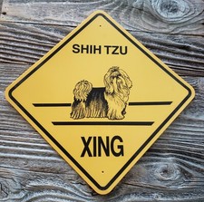 Shih Tzu Dog Crossing Xing