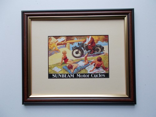 Sunbeam motor bike advertising - motor,