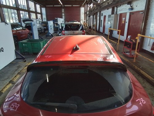 Rear spoiler vauxhall astra - rear,