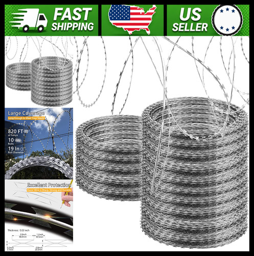 Galvanized steel razor wire - razor,
