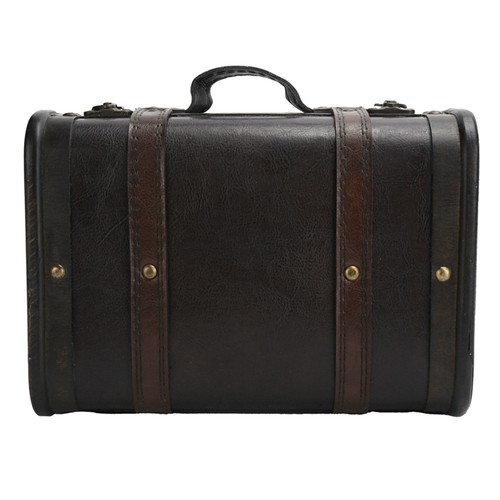 Retro suitcase wooden - suitcase, storage