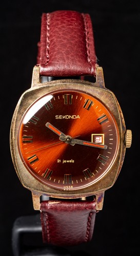 Sekonda ussr red orange - sekonda,