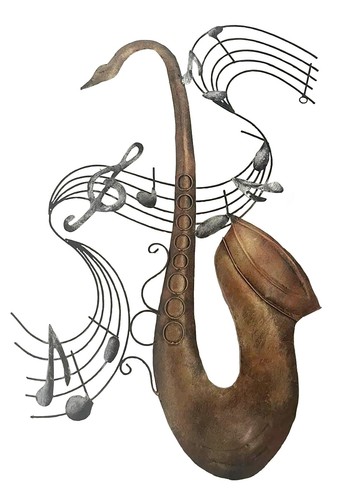 Musical note river sax - note,