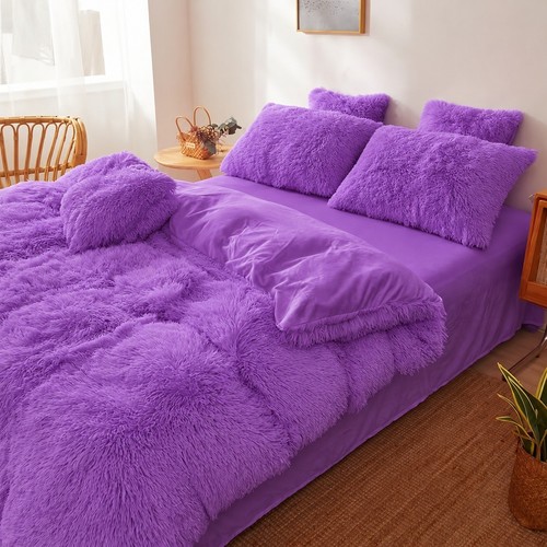 Fluffy long faux - fur, duvet