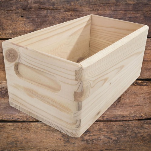 Wooden non lidded box - non-lidded,