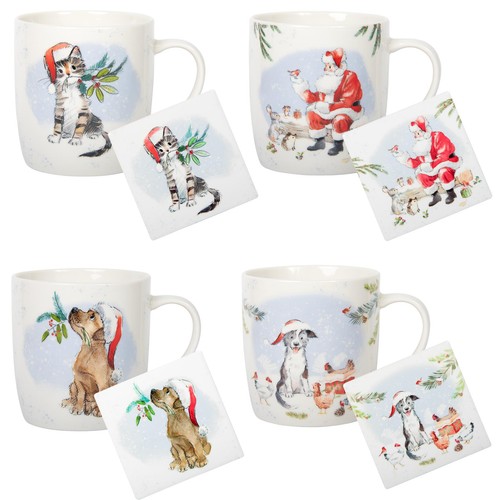 Christmas mug coaster by - mug,