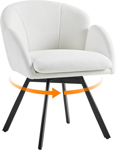 Swivel tub chair - swivel, flower