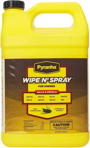 Pyranha wipe spray equine - wipe,