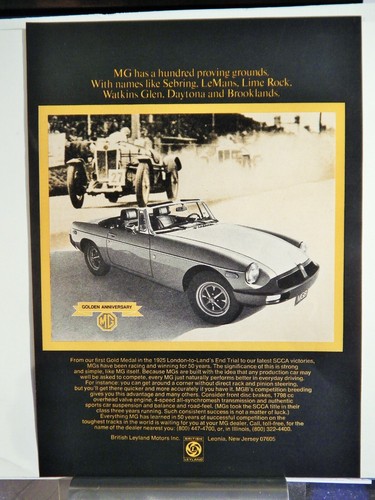 Mgb 50th anniversary - mg,